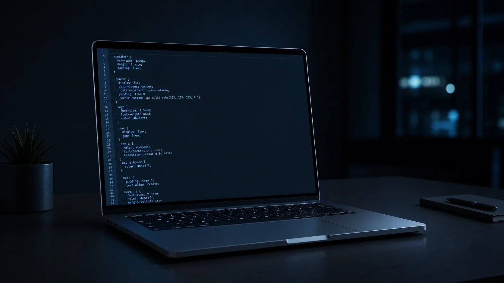 Notebook com apresentação da autoridade digital
